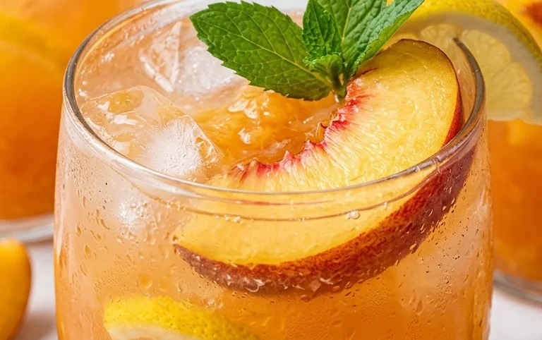 Refreshing Peach Lemonade