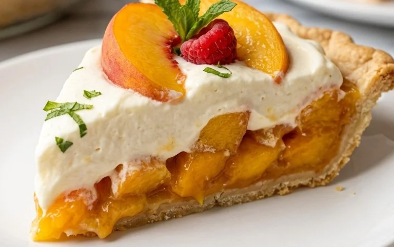 Peaches and Cream Pie