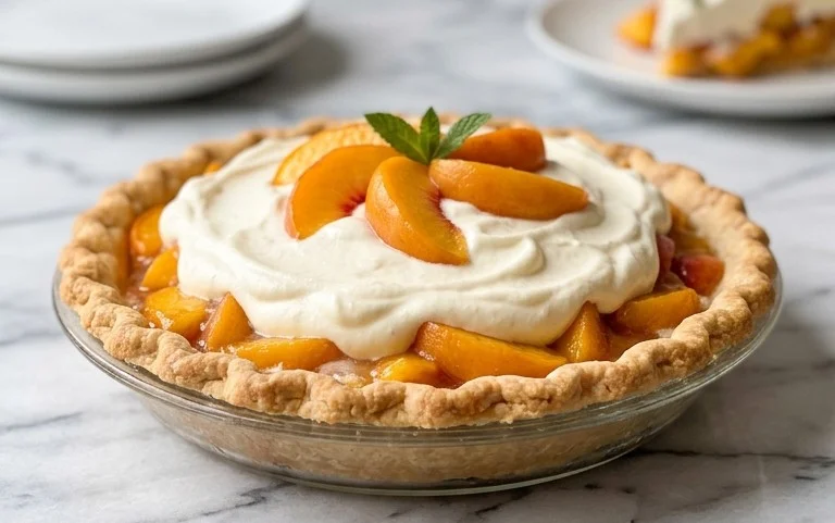 Peaches and Cream Pie