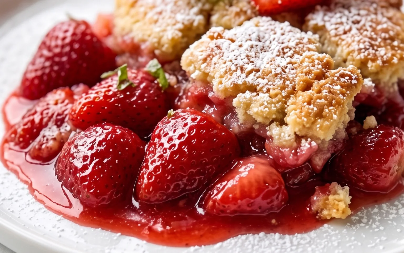 Strawberry Cobbler