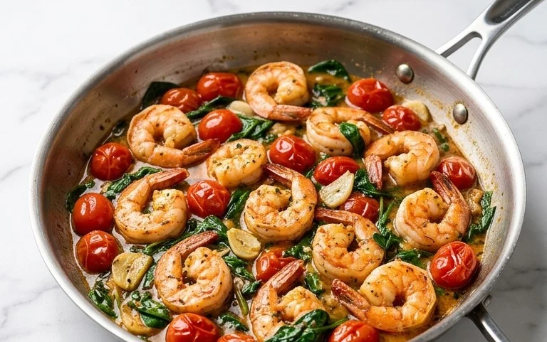 Tuscan Shrimp (One-Pan, 30-Minute Dinner)