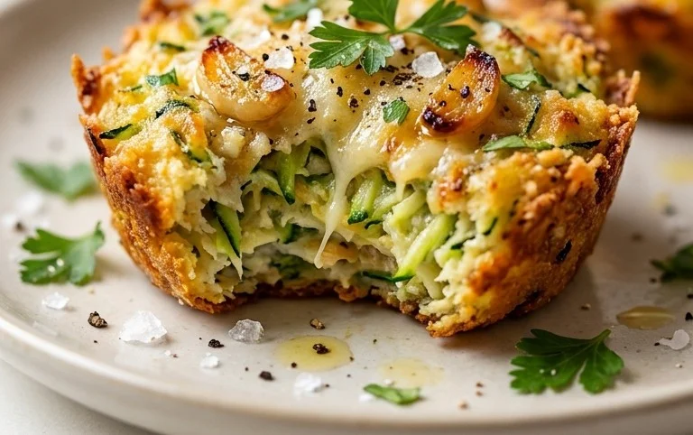 Zucchini Garlic Bites