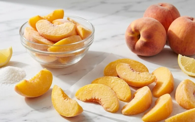 Freezing Peaches, How to Easily Freeze Peaches