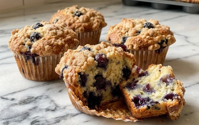 Homemade Blueberry Muffins
