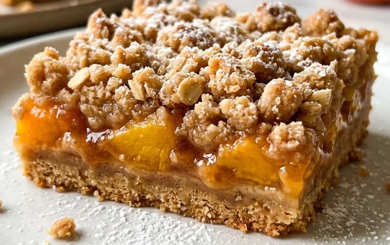 Fresh Peach Crum extractb Bars