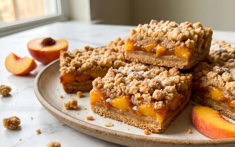Fresh Peach Crum extractb Bars