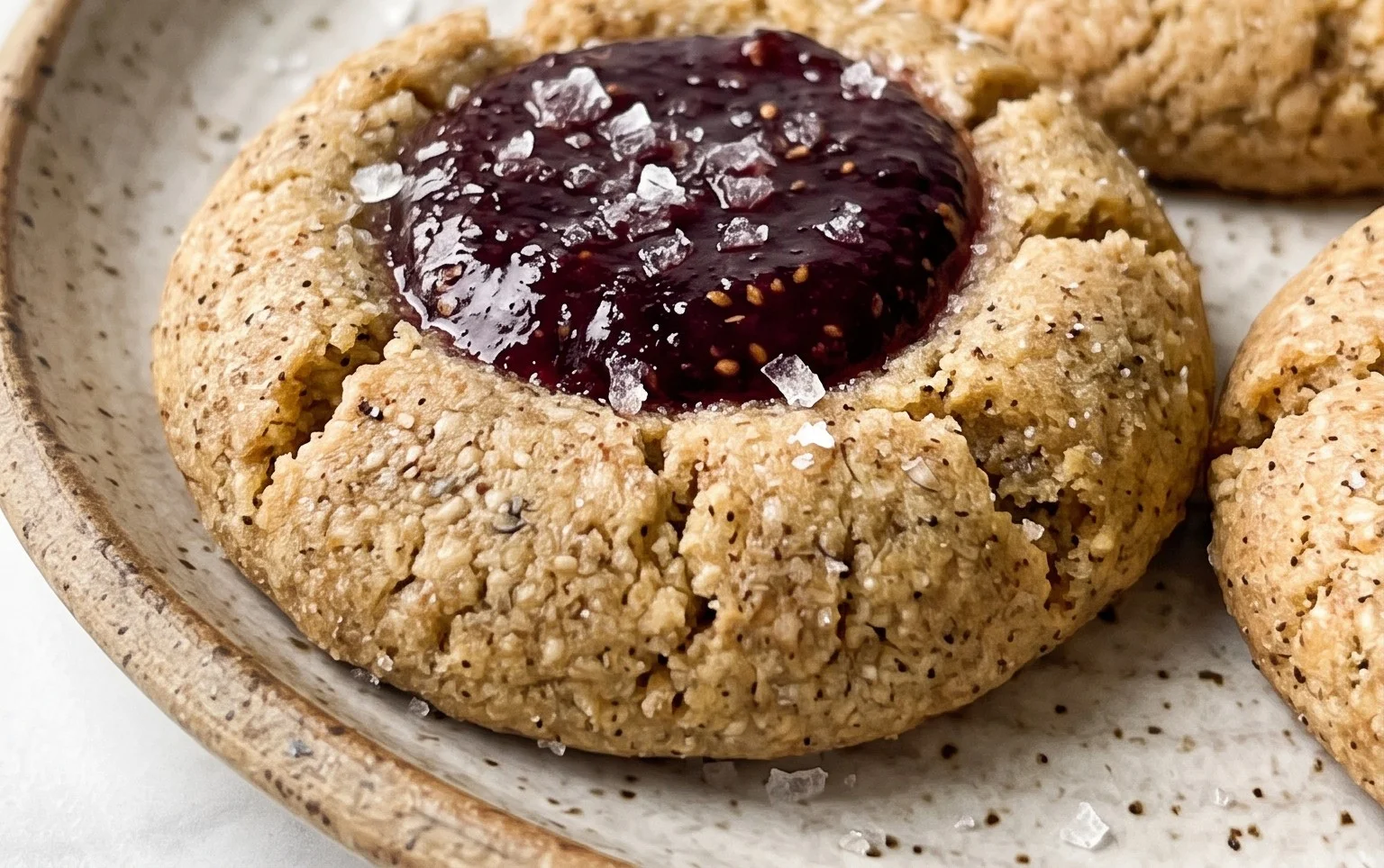 Cardamom Fig Thumbprint Cookies