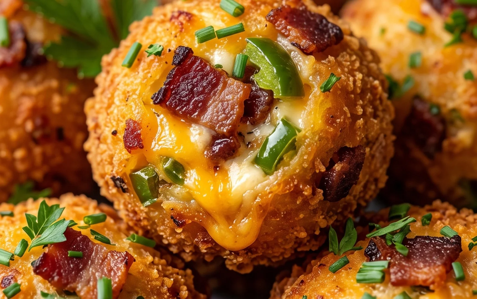 Beef Bacon Jalapeño Popper Cheese Balls