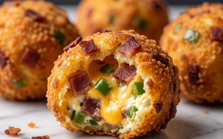 Beef Bacon Jalapeño Popper Cheese Balls