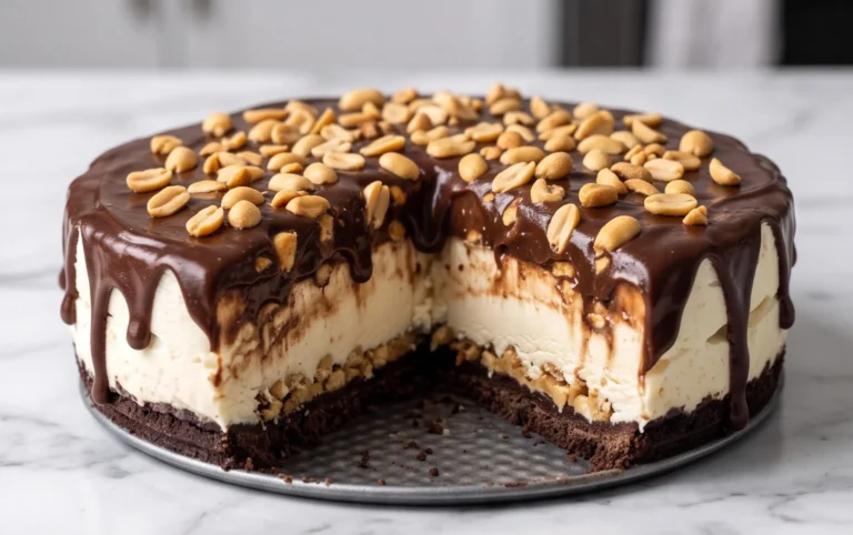 Buster Bar Ice Cream Cake
