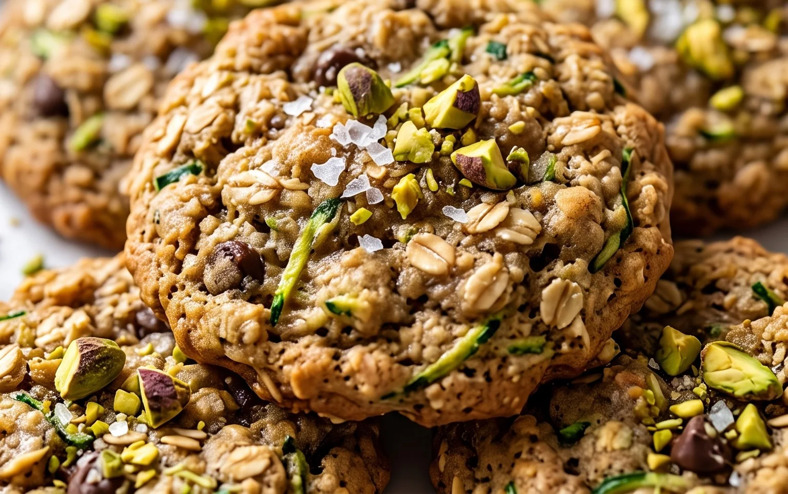 Healthy Zucchini Oatmeal Cookies