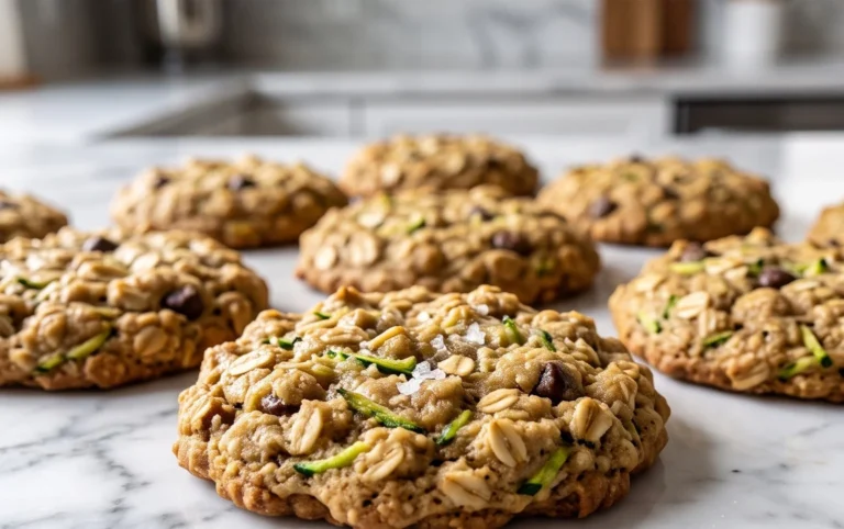 Healthy Zucchini Oatmeal Cookies