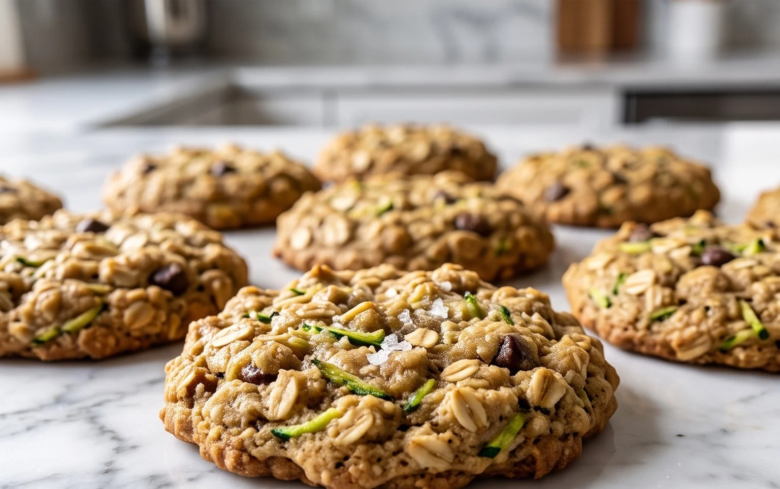 Healthy Zucchini Oatmeal Cookies