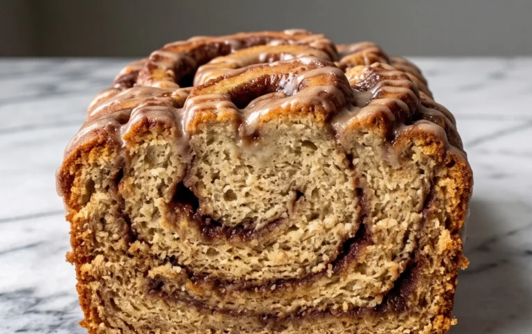 Cinnamon Roll Banana Bread