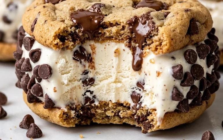 Cookie Ice Cream Sandwiches (Like a Chipwich!)