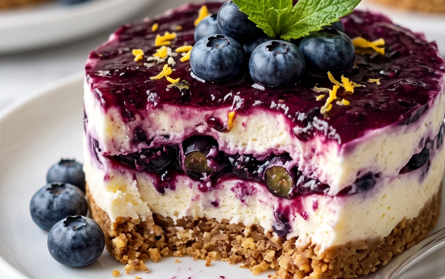 No-Bake Blueberry Yum Yum