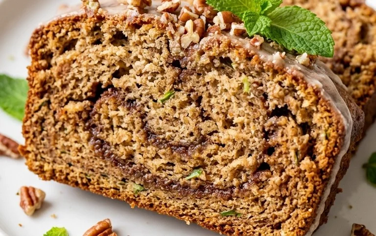 Moist and Delicious Cinnamon Swirl Zucchini Bread