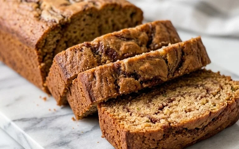 Moist and Delicious Cinnamon Swirl Zucchini Bread