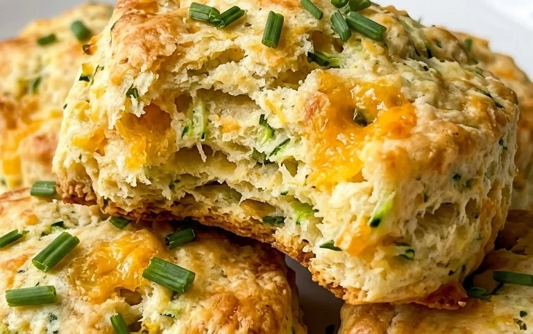Zucchini Cheddar Biscuits