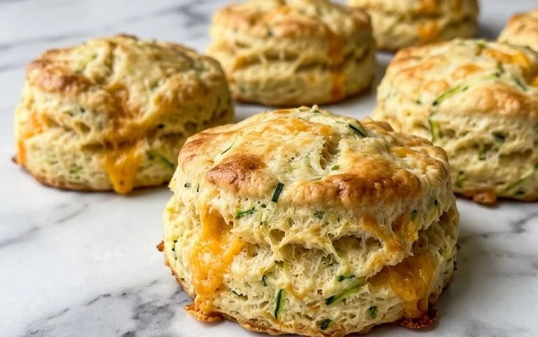 Zucchini Cheddar Biscuits