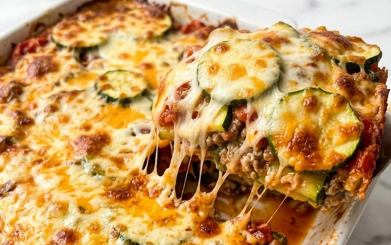 Cheesy Baked Zucchini Casserole