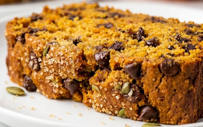 Pumpkin Chip Banana Bread