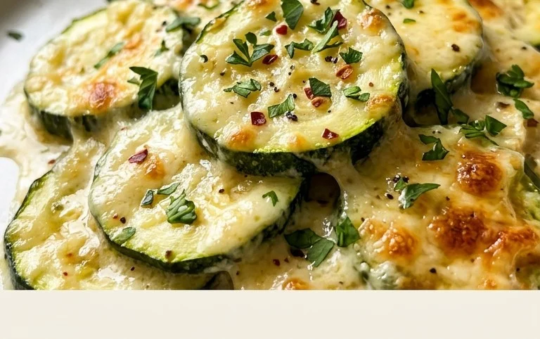 Creamy Parmesan Zucchini