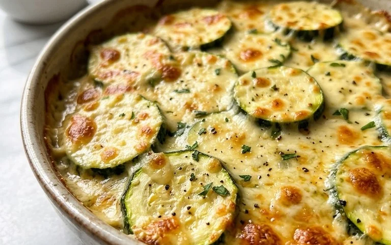 Creamy Parmesan Zucchini