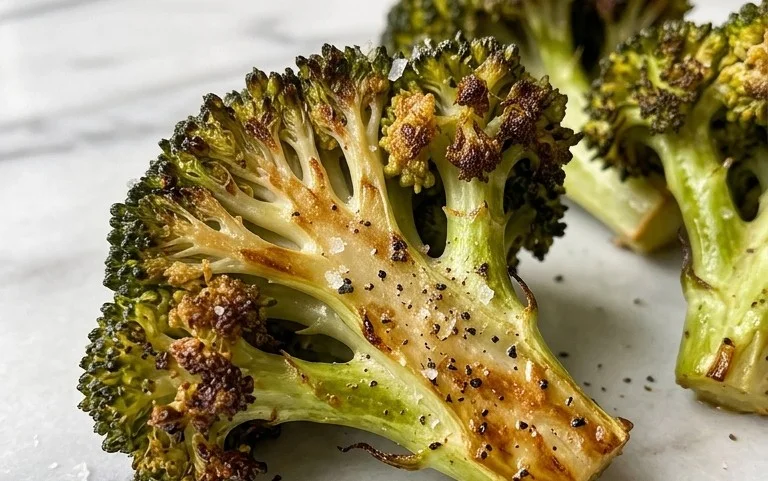 Oven Roasted Broccoli (Baked Broccoli)