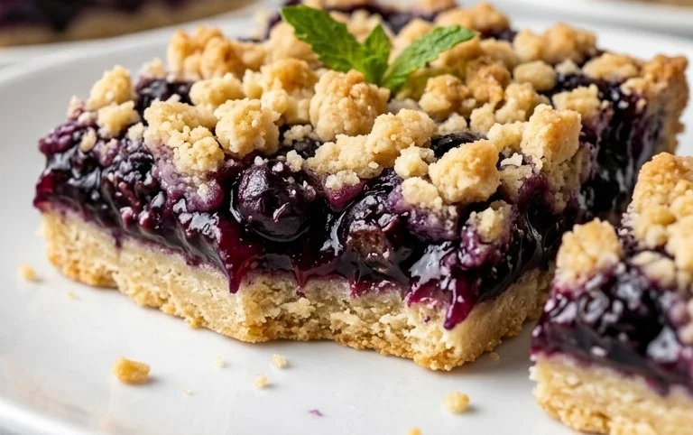 Easy Blueberry Pie Bars