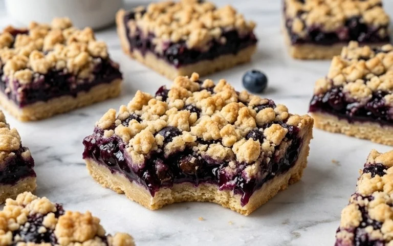 Easy Blueberry Pie Bars